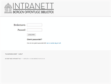 Tablet Screenshot of bergenbibliotek.intranett.no
